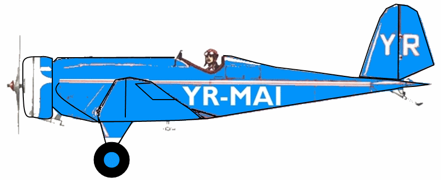 YR-MAI: Marina's aircraft