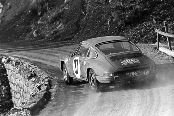 Björn kör Porsche i Monte Carlo 1969