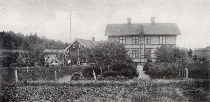 Det ursprungliga huset 
        på Sofielund