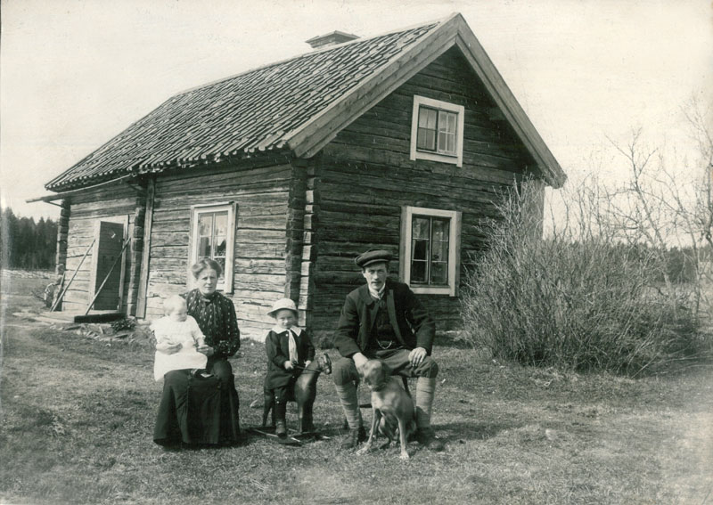 Familjen Hesselgren vid Sveden