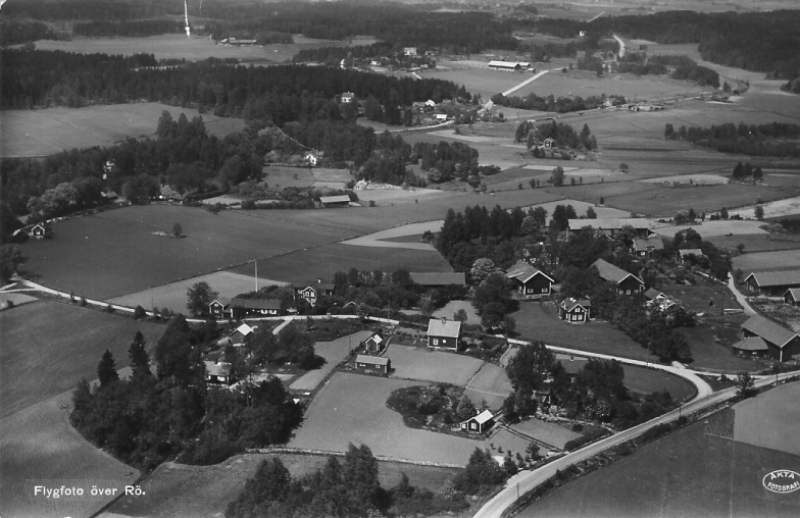 Flygfoto över Väsby